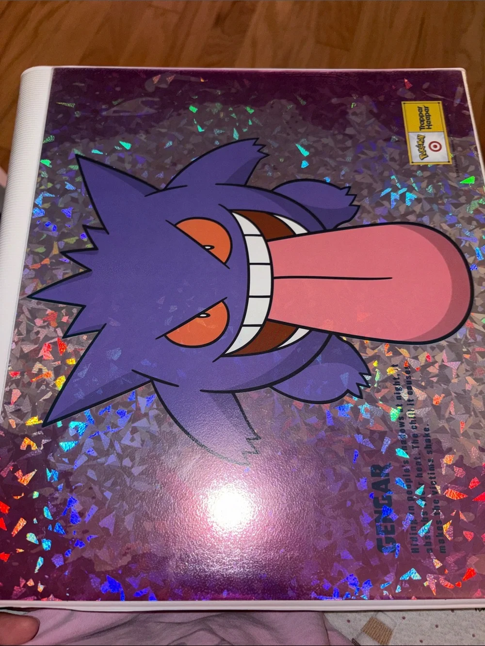 Mead Pokémon Gengar Trapper Keeper - Purple Holographic